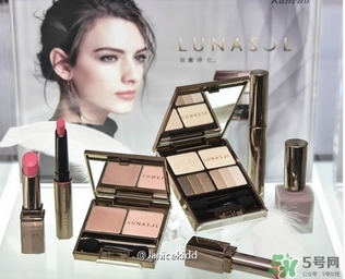 日月晶采口红色号 lunasol日月晶采口红试色